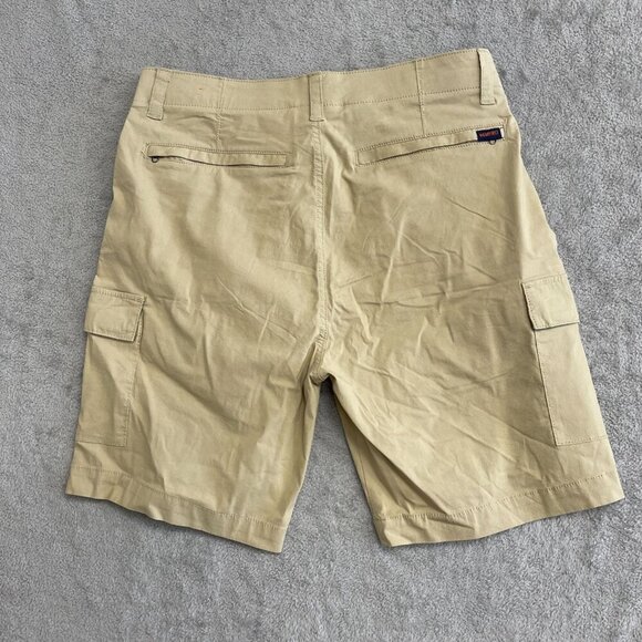 NWOT Wearfirst Men's Size 36 Cargo Shorts Cotton/Nylon/Spandex Blend Beige - Picture 3 of 5